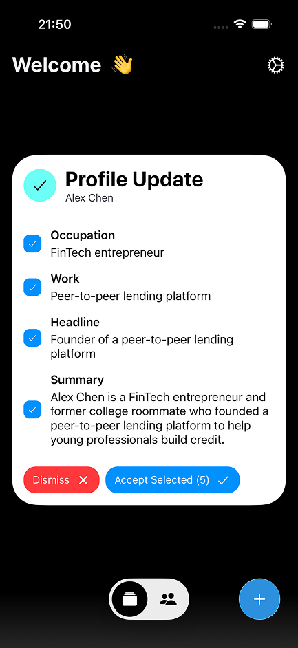 AI Data Parsing - Automatically extract and organize contact information